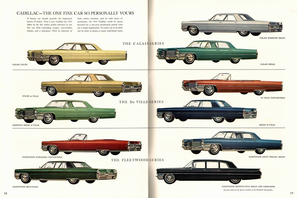 1965 Cadillac Prestige Brochure Page 12